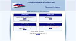Desktop Screenshot of classements.snt-voile.org